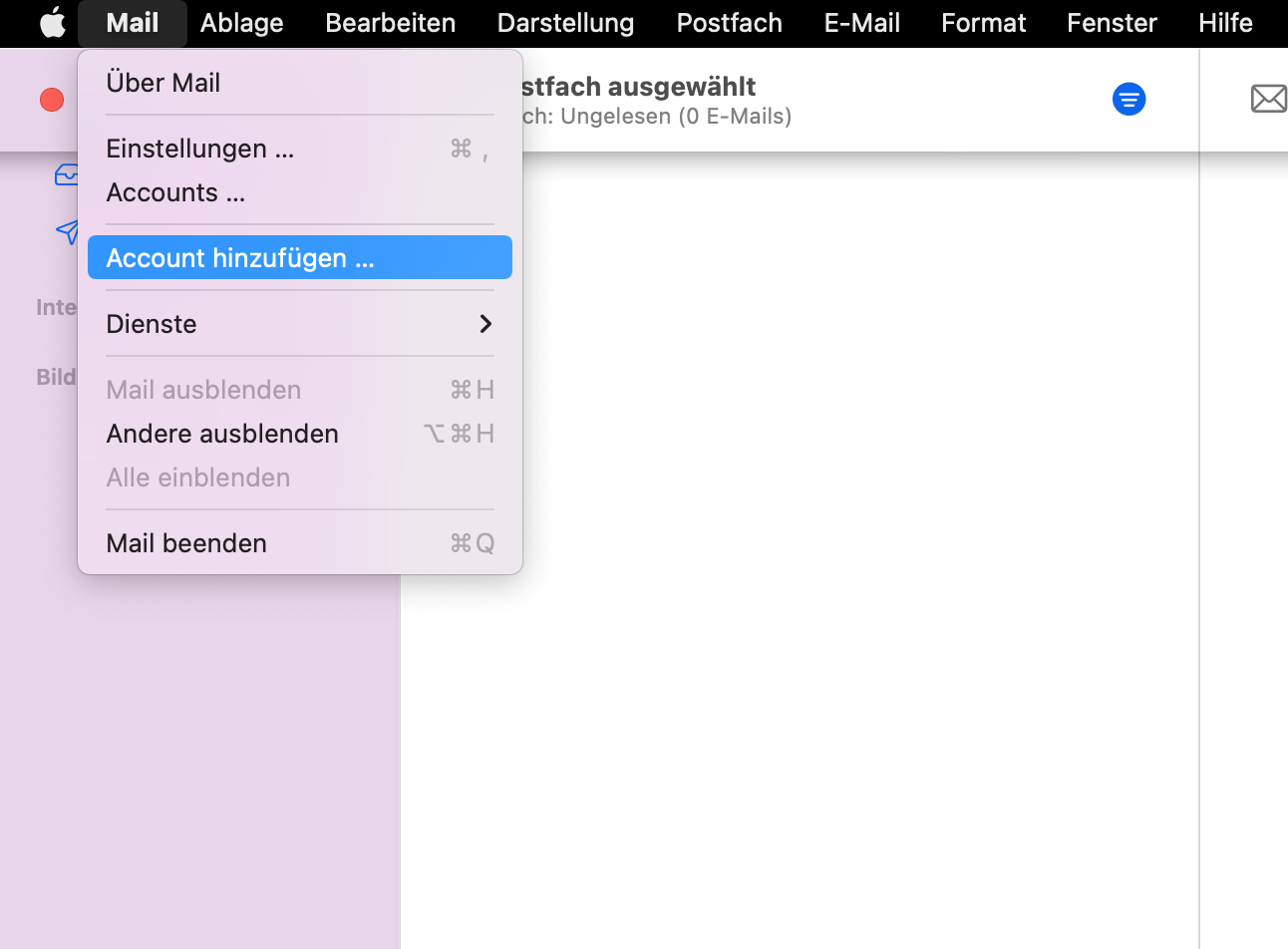 bildungsserver sachsen anhalt konfiguration von apple mail fur mac