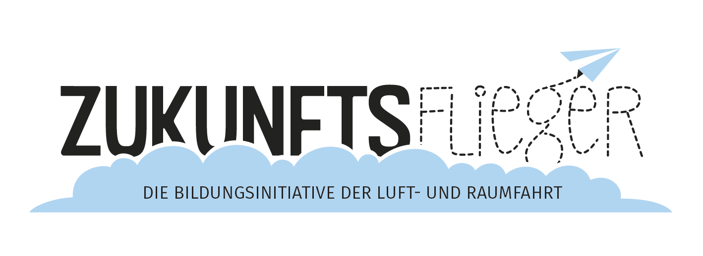 Schriftzug_Zukunftsflieger_20210929_CMYK_baueWolke_blauerFlieger.png
